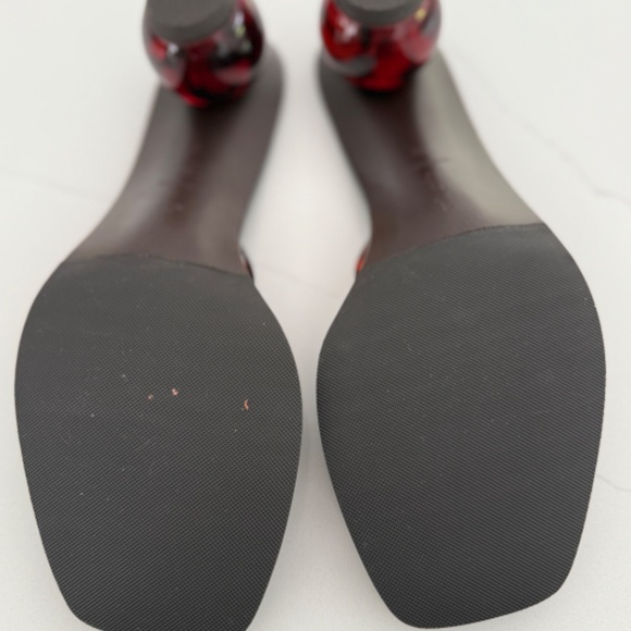 Cult Gaia Tyra Jenna Strappy Spherical Heel Tortoise Strap Sandal Spring Summer - Picture 5 of 7